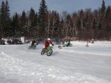 Motocross ice racing