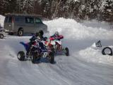 ATV ice racing