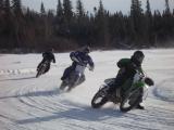 Motocross ice racing