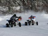 ATV ice racing